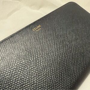 CELINE Wallet Continental Black Calfskin Pre❤️ Like New✨